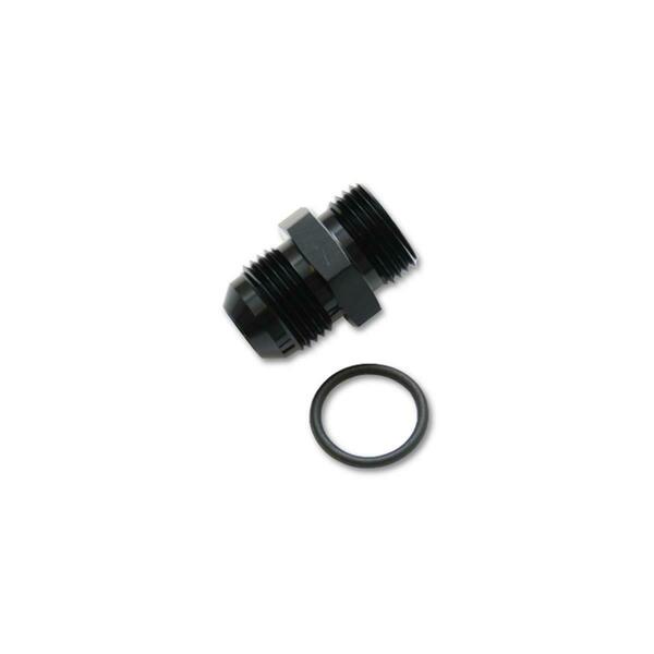 Vibrant 8AN Flare to 6AN Straight Cut Adapter Fitting with O-Ring V32-16830